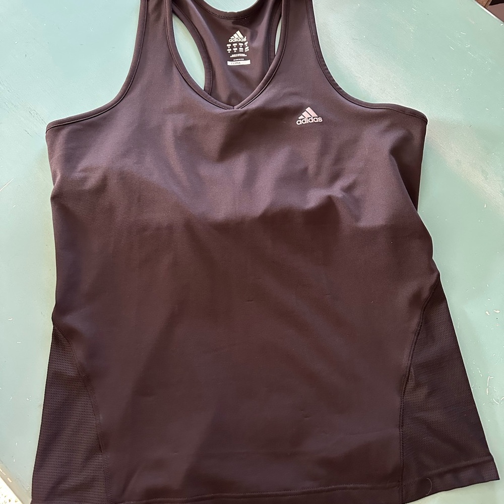 Adidas Women's Sleek Black Tank Top